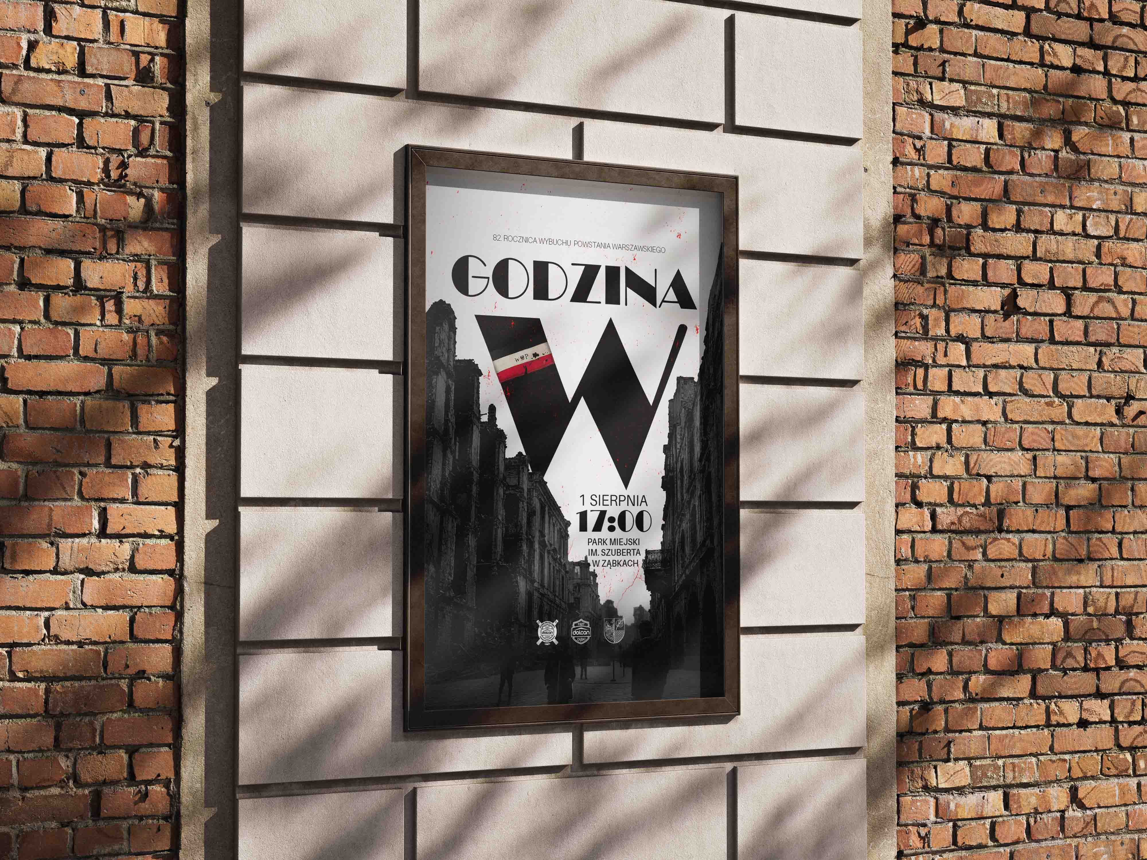 Plakat na obchody wybuchu PW